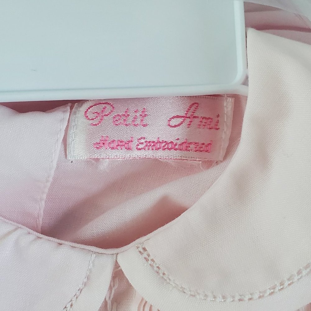 Petit Ami - Dress with Pintucks and Featherstitching (3piece) - 3 MO - Picture 7 of 7